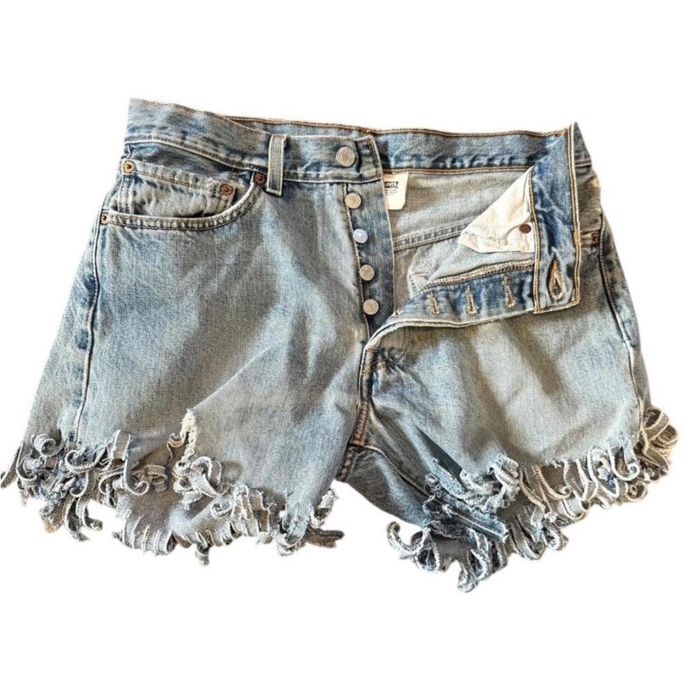 Levi's Vintage Distressed Denim Jean Shorts